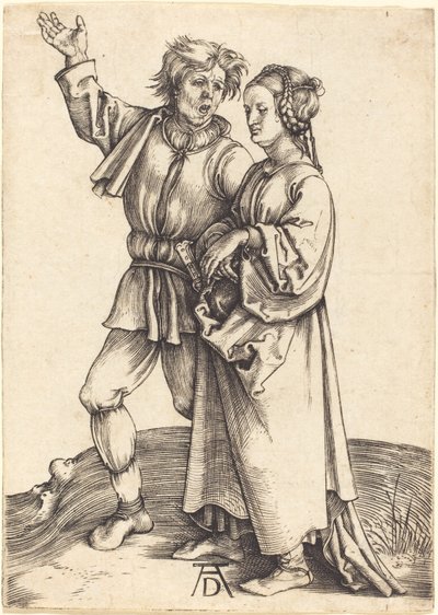 Peasant and His Wife by Albrecht Dürer